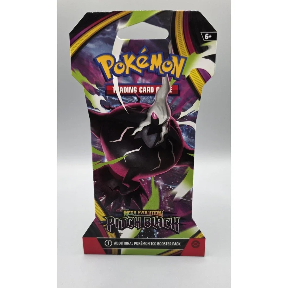 Pokemon TCG Mega Evolution Pitch Black Sleeved Booster Pack Mega Darkrai Sealed